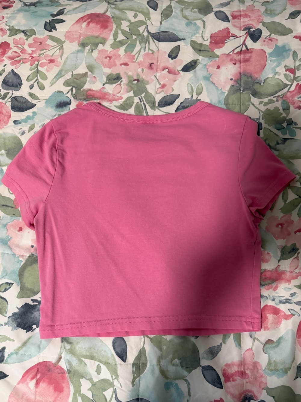 Pink Crop Tee - Picture 2 of 2